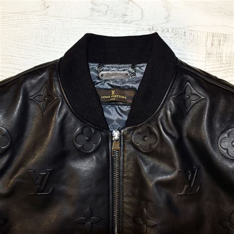 lv leather jackets|lv bomber jacket men's.